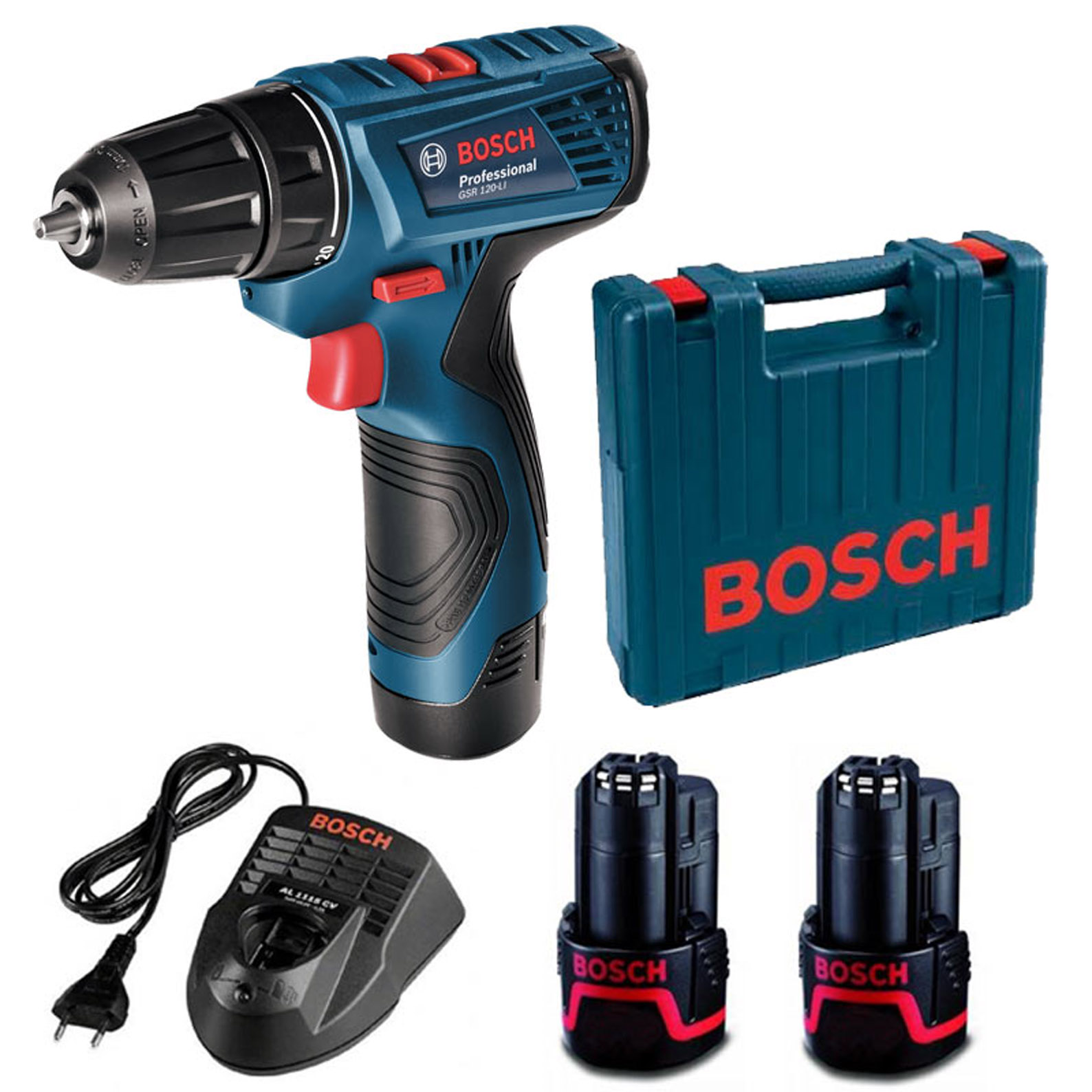 Harga Jual Bosch GSB 120LI Professional Impact Drill bor Tanpa Kabel